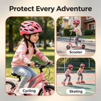 Casque de vélo pour enfants respirant d'été avec protection solaire, résistant à l'eau, léger, antichoc, équipement de sécurité extérieur