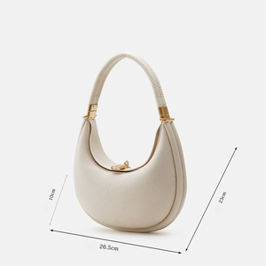 Nuova Borsa da Viaggio <span class=keywords><strong>Luna</strong></span> Originale in Pelle per Donna, Elegante Borsa a Mezzaluna, Raffinata Borsa a Tracolla, Mini Clutch - Product Image 6