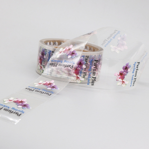 Étiquettes de parfum transparentes imprimées sur mesure en rouleaux - Product Image 5