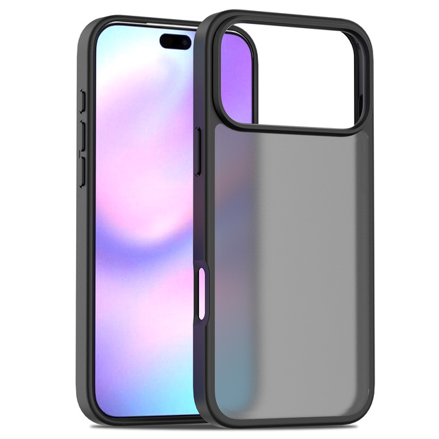 Smooth Skin-like TPU+PC Phone Case for iphone 17 Smooth Skin-like Phone case for Samsung S25 Ultra Frosted Hard Back Cover Cases