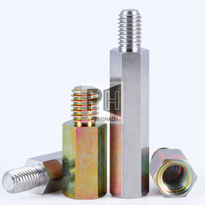 M2 M2.5 M3 M4M5 M6 M8 nichelato piastra di zinco acciaio al carbonio maschio femmina esagonale distanziatore pilastro PCB montaggio scheda madre distanziatore esagonale - Product Image 1