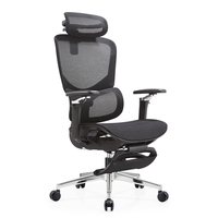 Chaise de bureau ergonomique en maille pour cadre, dossier haut, pivotante, inclinable, pour ordinateur de bureau, chaise de direction OEM