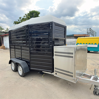 Cuisine mobile d'extérieur entièrement équipée, remorques alimentaires pour tacos, pizzas, café, barbecue, pour la restauration lors d'événements sportifs et de festivals