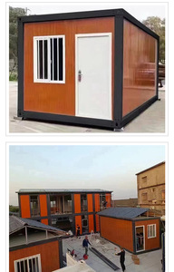 Construction site mobile color steel integrated <b>house</b>, quick assembly container <b>house</b>, <b>prefab</b> <b>house</b>, movable fabricated containe - Product Image 4
