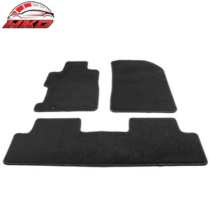 Tapis de sol pour Honda Civic 8ème génération 06-11, doublure en velours noir, rangée avant et arrière, tapis antidérapants - Product Image 3