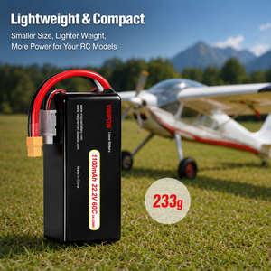 Batterie de drone 1100 mAh 60C haute tension, haute puissance, charge rapide, longue autonomie pour inspection industrielle, directement de l'usine - Product Image 1