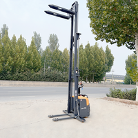 Gerbeur électrique compact de 1500 kg avec batterie au plomb pour le stockage et le palettisation en magasin de détail