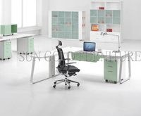 Mobilier de bureau moderne Table de bureau en bois Design Bureaux de direction