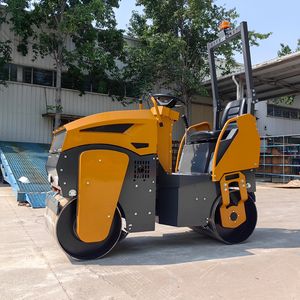 1トン3トンランドローラー振動圧縮機道路平坦化機アスファルトスラブローラー圧縮機ローラー - Product Image 5