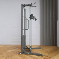 Equipo de Fitness Multifuncional para el Hogar, Soporte para Sentadillas y Dominadas, Entrenador Corporal Completo, Metálico