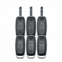 Clé Intelligente 4AChip 433MHz Rogue Pathfinder X-Trail 2023 2024 FW-CR53 S180146106 S180146116 S180146113 S180146108 ABS Noir 4