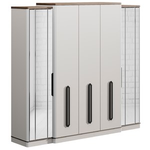 Ensemble de meubles de chambre à coucher complet et moderne, lit rembourré, armoire, coiffeuse, collection de design haut de gamme Lusso WOODEX pour la maison - Product Image 4