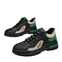 Chaussures Décontractées Tendance pour Hommes, Respirantes et à la Mode, Modèle Board avec Fermeture à Lacets, Doublure en Maille pour la Saison d'Automne