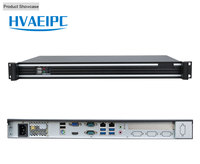 Computadora Integrada HVAEIPC 1U para Montaje en Rack, Sin Ventilador, I7, 128GB de RAM, Unidad Integrada de 4GB, LAN, Linux/Win10, Usada