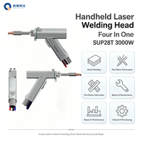 Tête de soudage laser portative CQWY SUP28T 3000W (quatre en un) utilisant le mini-connector QBH
