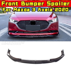 Car Front Bumper <b>Lip</b> Diffuser Spoiler Glossy Black Modification Part for Mazda 3 Axela 2020 Bumper Protector Car Accessories - Product Image 3