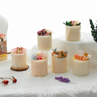 Bougies votives de luxe véganes en cire de soja à marque privée, avec couvercle en verre, logo personnalisable, pour fêtes, Halloween, Diwali, Ramadan