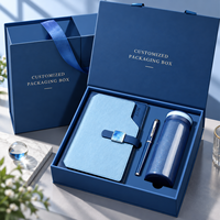 Boîte cadeau personnalisée avec logo, bloc-notes à couverture rabattable, emballage de luxe pour cadeaux d'entreprise, vente en gros, boîte d'emballage hautement personnalisable