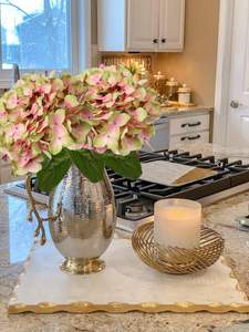 Hydrangeas peintes de haute qualité, fleurs artificielles en latex de 65 cm, fleurs au toucher réel, décoration pour la maison, les mariages et les hôtels - Product Image 2