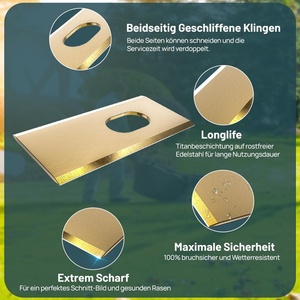 Cuchillas para Cortacésped Robótico Dreame A1, Mova, en Paquetes de 12, 24 y 36 Unidades, Modelo 2026 - Product Image 3