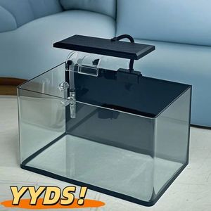 <span class=keywords><strong>Aquarium</strong></span> en verre blanc de 20 gallons en gros <span class=keywords><strong>d</strong></span>'usine, réservoir à poissons à <span class=keywords><strong>angle</strong></span> droit, réservoir à poissons à herbes aquatiques - Product Image 5