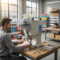 Machine à poinçonner les œillets pour sacs Liudu LD750A, automatique, électrique, à commande au pied, 5,5-12 mm, 120 pièces/min, certifiée CE, compétitive