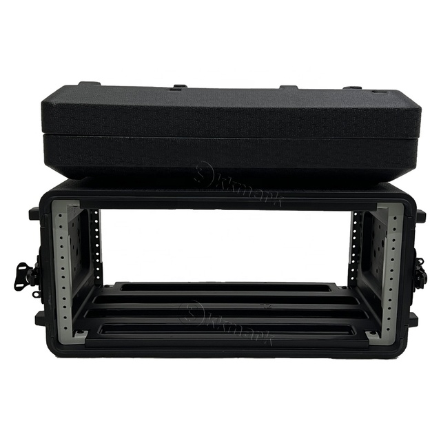 HDPE 2u 3U 4u 6u 8U 12U 14U 16U 19 Inch Server Audio Mixer Amplifier Rack Plastic Flight Cases