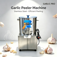 Nouvelle Machine Électrique Compacte en Acier Inoxydable pour Éplucher l'Ail et Préparer les Légumes Secs, Idéale pour la Maison et les Restaurants