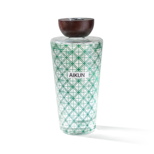 ขวดแก้วทรงลูกบาศก์ Aikun 100 มล. พร้อมโลโก้ 3 มิติ ชุดน้ำหอมปรับอากาศแบบก้านไม้หอมสำหรับร้านค้าออนไลน์ กลิ่นหอมตามสั่ง กล่องสวยงาม MOQ ต่ำ ตอบสนองรวดเร็ว สำหรับตกแต่ง - Product Image 3