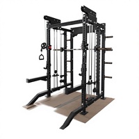 Machine Smith en acier personnalisée, modèle TOP-MS8, pour entraînement de force universel unisexe en salle de sport