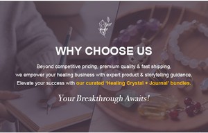 6mm Crystal <strong>Stone</strong> Bracelet - Golden Healer Energy Healing <strong>Engraved</strong> Souvenir De Mariage with Material Energy Card - Product Image 6