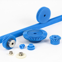 Lo scaffale di ingranaggi della tecnologia CNC di ingegneria dello stampaggio ad iniezione di plastica rende gli ingranaggi meccanici in plastica di Nylon