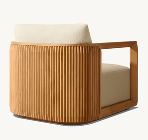 Nuevo Diseño de Muebles de Moda, Sofá Seccional, Muebles de Patio para Exteriores, Silla de Teca para Descansar - Product Image 3