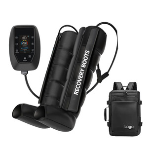 6 chambres jambe manchette Air lymphe œdème récupération <span class=keywords><strong>pied</strong></span> bottes pompe pression Machine thérapie masseur - Product Image 1