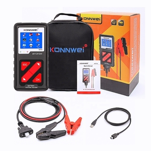 Konnwei เครื่องวิเคราะห์แบตเตอรี่ตะกั่วกรด6V 12V 24V เครื่องทดสอบแบตเตอรี่อัจฉริยะสำหรับต้านทานแรงดันไฟฟ้า CCA Soh - Product Image 1