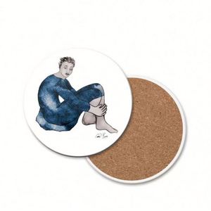 Sous-verres ronds en céramique personnalisés en gros, style européen, design personnalisé pour une utilisation promotionnelle - Product Image 3