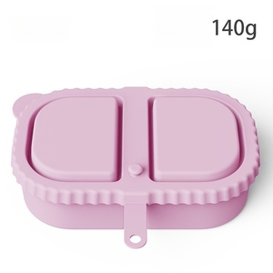 Çocuk okul öğle yemeği Bento kutuları gıda sınıfı silikon kullanımlık depolama kapaklı konteyner aperatif sebzelik BPA ücretsiz Heatable - Product Image 5