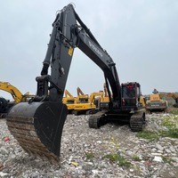 حفارة فولفو EC300 يابانية أصلية بساعات تشغيل قليلة، 30 طن، استهلاك وقود منخفض، حفارة هيدروليكية زاحفة جاهزة للشحن