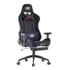 High Quality Swivel Gaming Chair for PS4 with Lumbar Support Recliner Function 2D Adjustable Armrest Premium Fabric - Product Image 2