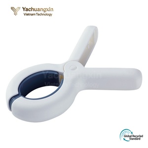 Non-slip Eco-Friendly Durable Minimalist PP <b>Plastic</b> <b>Hook</b> Type Multifunction Double Tier Clothes Pegs for Bedding Outdoor Garment - Product Image 2