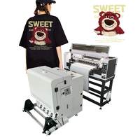 Okai Imprimante DTF de haute qualité Imprimante T-shirt film PET 24 pouces Imprimante DTF double Xp600 60cm avec machine à secouer la poudre