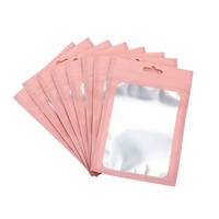 Muestra personalizada respetuoso con el medio ambiente cremallera Mylar olor a prueba de alimentos grado reutilizable snack ziplock embalaje plano bolsas de papel de aluminio bolsa