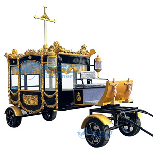Vehículo de Transporte Especial, Carroza de Caballos Vintage, Carroza para Ataúdes, Carroza Funeraria de Lujo - Product Image 1