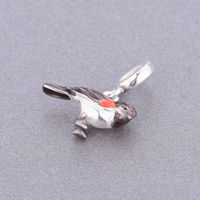 Breloque en argent sterling 925 pour bracelet Fit Original Pan, Afrique du Sud, 5 gros animaux, perle de springbok pour la fabrication de bijoux pour femmes