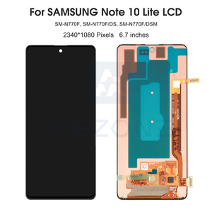 หน้าจอ LCD สำหรับโทรศัพท์มือถือ Samsung Note 10 Lite  จอแสดงผลทดแทน  หน้าจอโทรศัพท์ สำหรับ Samsung Galaxy Note 10 Lite - Product Image 2