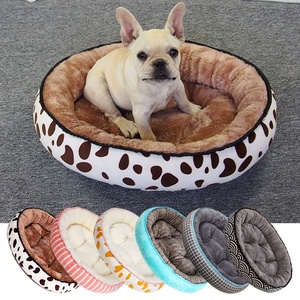 Giao Hàng Bỏ Qua Khâu Vận Chuyển Giường Thú Cưng Lông Giả Dài Giường Hình Tròn Hình Bánh Donut Sang Trọng Chống Nước Thoải Mái Giường Mèo Giặt Được Mềm Đệm Thú Cưng Có Thể Tháo Rời - Product Image 5