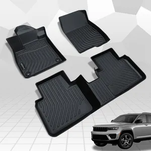 Tapis de pied de voiture en caoutchouc 3D TPE, personnalisé, OEM, tous temps, tapis de sol de voiture, plateau de coffre pour KIA Cadenza Forte Mohave Ray