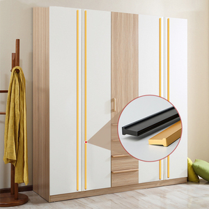 Full-length Edge <strong>Finger</strong> Puller, Hidden Cabinet Handle, Edge Aluminum Alloy Kitchen and Bathroom Back-hanging Handle - Product Image 6