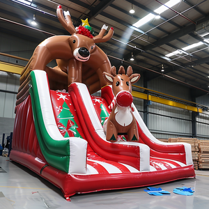 Castillo Inflable Navideño para Exteriores, Brincolín, Casa de Muñeco de Nieve, Juegos Inflables para Fiestas Infantiles - Product Image 6
