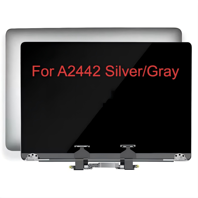 For MacBook Pro M1 A2442 14 Inches Screen Replacement LCD Full Screen Display Assembly Silver Starlight Space Grey Midnight